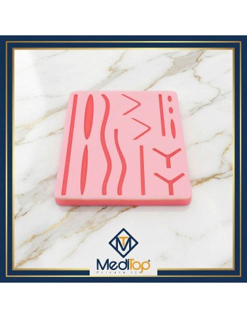 Suture Practice Pads 3 Layer with 14 Wound 5x7" Student Training pad