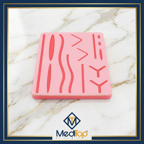 Suture Practice Pads 3 Layer with 14 Wound 5x7" Student Training pad