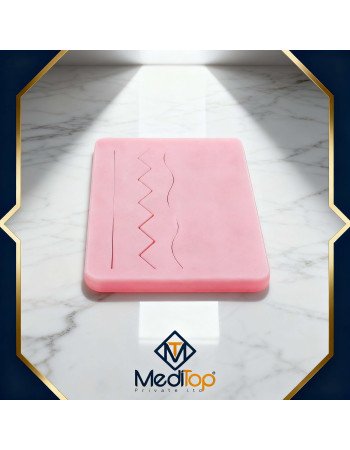 Professional Suture Practice Human Skin Medical Model Silicone Gynecology Pads Students Vet Training