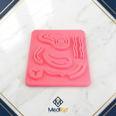 Professional Practice Suture Pad Human Skin Model Ear-Suture-Pad for Medical Students