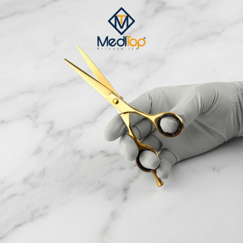 Gold-Coated Hair Cutting Scissor – Premium Japanese Steel