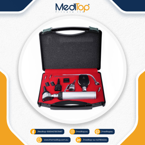 ENT Diagnostic Kit - Ear, Nose, Throat Examination Instruments Set