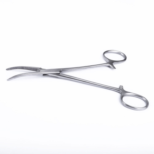 Hemostatic Surgical Kelly Locking Artery Forceps Curved Hemostat Needle Holders