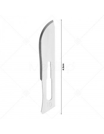 10x Scalpel Carbon Steel Blade# 10 for Sterile Handle #3