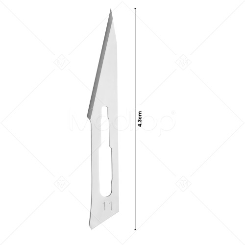 10x Scalpel Carbon Steel Blade# 11 for Sterile Handle#3