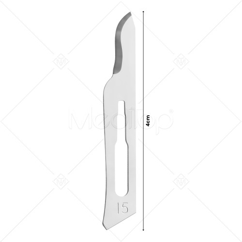 10x Scalpel Carbon Steel Blade# 15 for Sterile Handle#3