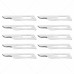 10x Scalpel Carbon Steel Blade# 15 for Sterile Handle#3