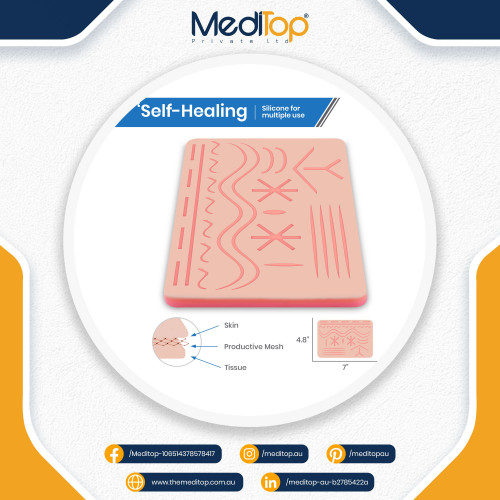 Suture Practice Pads 3 Layer with 27 Wound 5.5x7.7", Vet Students Training Pads