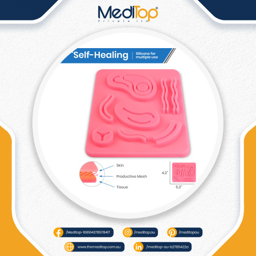 Professional Practice Suture Pad Human Skin Model Ear-Suture-Pad for Medical Students