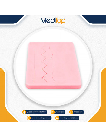 Professional Suture Practice Human Skin Medical Model Silicone Gynecology Pads Students Vet Training