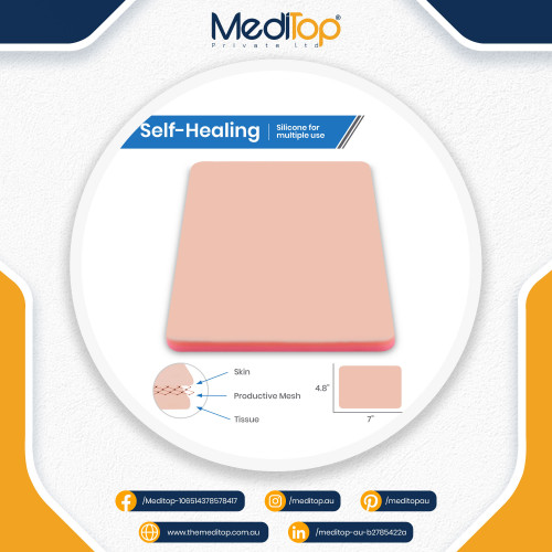Suture Practice Pad Plain Silicon Skin Training Pads For Medical Students
