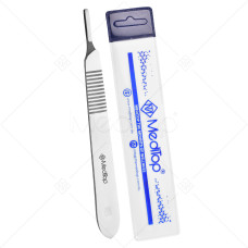 Surgical Scalpel Handle No. 3 – Stainless Steel Reusable Handle Compatible with Blades #10, #11, #12, #15