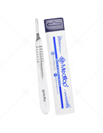 Surgical Scalpel Stainless Steel Handle no 4 suitable with Scalpel Blades no. 20, 21, 22, 23, 24 