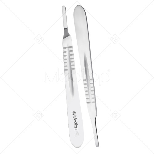 Surgical Scalpel Stainless Steel Handle no 4 suitable with Scalpel Blades no. 20, 21, 22, 23, 24 