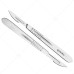 Scalpel Handle No. 4 with 10x #24 Surgical Blades – Stainless Steel Handle & Sterile Carbon Steel Blades