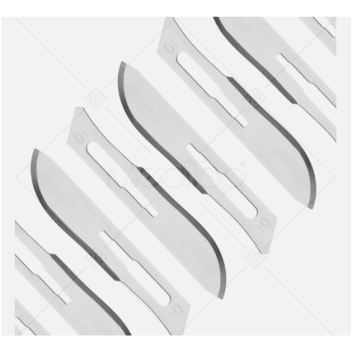 Meditop Surgical Scalpel Kit – 10x Sterile Carbon Steel Blades #10  Handle #3