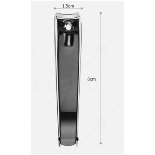 Professional Stainless Steel Nail Clipper – Toe & Finger Cutter | Meditop