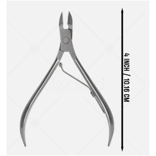 Professional Stainless Steel Cuticle Nipper – Precision Nail Trimmer for Manicure & Pedicure