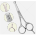 Professional Pet Grooming Scissors – 4.5" Curved Ball Tip Razor Edge