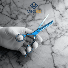 Barber Salon Hairdressing Scissors Thinning Hair Cutting Sharp Shears 6" Blue