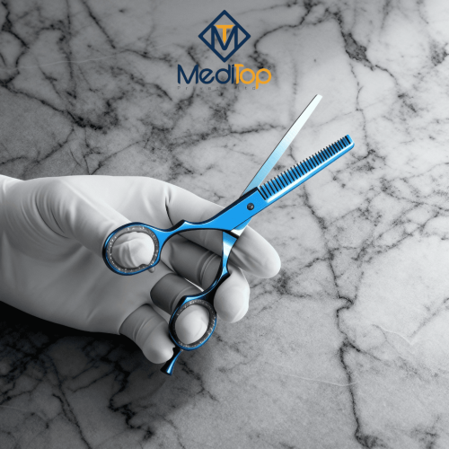 Barber Salon Hairdressing Scissors Thinning Hair Cutting Sharp Shears 6" Blue Barber Salon Hairdressing Scissors Thinning Hair Cutting Sharp Shears 6" Blue