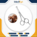Professional Pet Grooming Scissors – 4.5" Curved Ball Tip Razor Edge