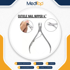 Professional Stainless Steel Cuticle Nipper – Precision Nail Trimmer for Manicure & Pedicure