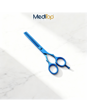 Barber Salon Hairdressing Scissors Thinning Hair Cutting Sharp Shears 6" Blue