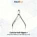 Meditop Cuticle Nail Nipper | 4-Inch Stainless Steel Precision Trimmer for Manicure & Pedicure