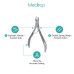 Meditop Cuticle Nail Nipper | 4-Inch Stainless Steel Precision Trimmer for Manicure & Pedicure
