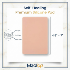 Suture Practice Pad Plain Silicon Skin Training Pads For Medical Students