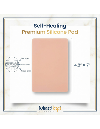 Suture Practice Pad Plain Silicon Skin Training Pads For Medical Students