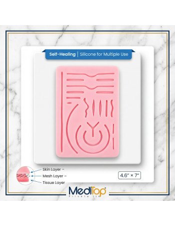 Suture Practice Training Human Skin Model Neuro Surgery Pad For Medical Students