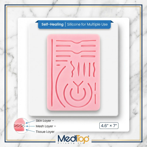 Suture Practice Training Human Skin Model Neuro Surgery Pad For Medical Students