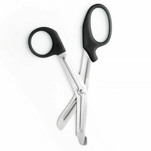 Black Utility Bandage Scissors 5.5" – Surgical Grade, Autoclavable, Serrated Blade Black Utility Bandage Scissors 5.5" – Surgical Grade, Autoclavable, Serrated Blade