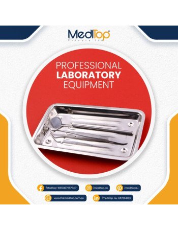 Dental Instrument Tray Stainless Steel Surgical Tools Holder for Clinical Laboratory