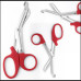 EMT Medical Utility Scissors 5.5 , Multicolor Surgical Bandage Cutting Shears