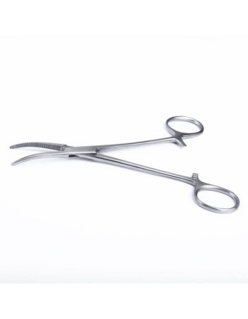 Hemostatic Surgical Kelly Locking Artery Forceps Curved Hemostat Needle Holders
