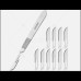 Meditop Surgical Scalpel Kit – 10x Sterile Carbon Steel Blades #10  Handle #3
