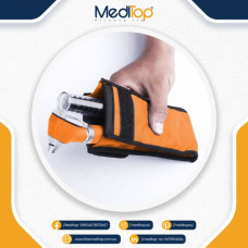 Orange Mini Ear Otoscope Ear Torch, 4X Magnification, Diagnostic Ear Scope with LED, Ear Wax, Ear Canal