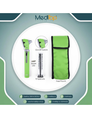 Parrot Mini Ear Otoscope Ear Torch, 4X Magnification, Diagnostic Ear Scope with LED, Ear Wax, Ear Canal