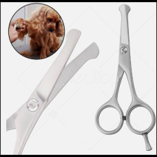 Professional Pet Grooming Scissors – 4.5" Curved Ball Tip Razor Edge