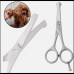 Professional Pet Grooming Scissors – 4.5" Curved Ball Tip Razor Edge