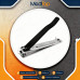 Professional Stainless Steel Nail Clipper – Toe & Finger Cutter | Meditop