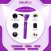 Purple Mini Ear Otoscope Ear Torch, 4X Magnification, Diagnostic Ear Scope with LED, Ear Wax, Ear Canal