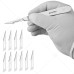 Scalpel Handle No. 3 with 10x #11 Blades – Sterile Surgical Kit with Stainless Steel Handle & Carbon Steel Blades