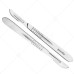 SCALPEL SURGICAL BLADE #20 STERILE & STAINLESS STEEL HANDLE #4