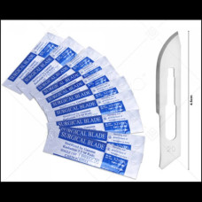 Sterile Carbon Steel Scalpel Blades – Sizes 20 to 24 – For Handle #4 – Art & Craft Use