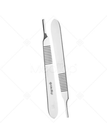 Surgical Scalpel Handle No. 3 – Stainless Steel Reusable Handle Compatible with Blades #10, #11, #12, #15