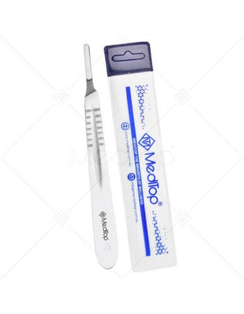 Surgical Scalpel Stainless Steel Handle no 4 suitable with Scalpel Blades no. 20, 21, 22, 23, 24 